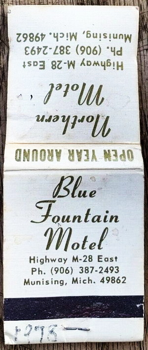 Blue Fountain Motel - Matchbook